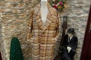 Reclaimed Vintage inspired duster coat in check  Oversized fit Size medium but would fit Large To fit a size 40 inch chest in men's  Size 16 in women's  Fully lined Perfect condition Very retro