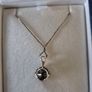 Silver Gemstone Pendant necklace Image 5