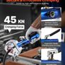 Hydraulic Hose Crimper, Hydra-Krimp AC Hose Crimper Kit with 7 Dies Snap-On, Integral Manual Hydraulic A/C Hoses Crimping Tool for Automotive & Air Conditioning Repair - with Carrying Case Image 3