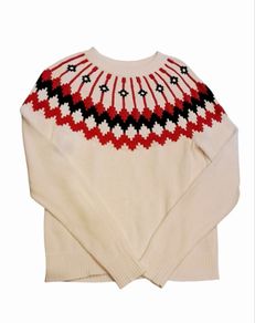J.Crew Graphic Fair Isle Sweater