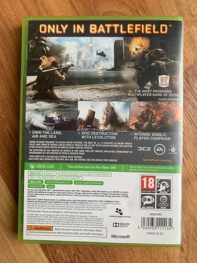 Xbox 360 Battlefield 4