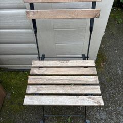 Wooden chairs