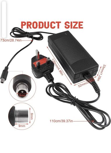 Battery Charger For Electric Scooter Aovo/Pro, Xiaomi MI M365/Pro, Segway Ninebot Scooter 42v 2A UK (BRAND NEW)