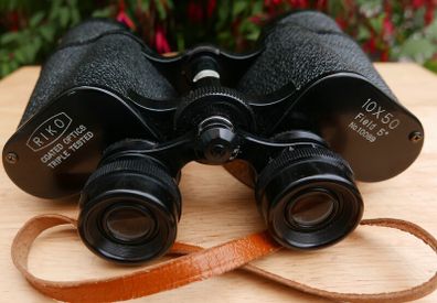 Vintage Binoculars  Field Glass Riko 10x50