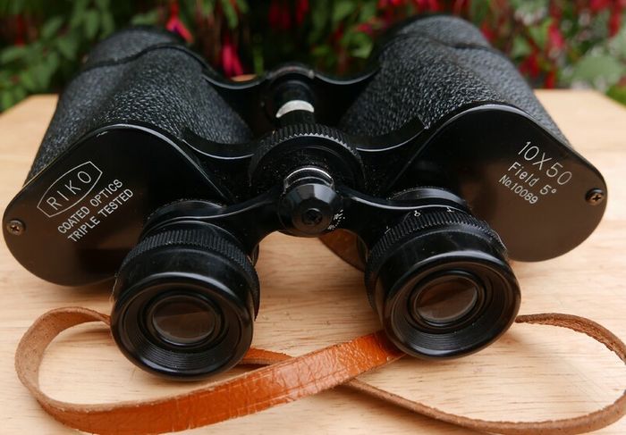 Vintage Binoculars  Field Glass Riko 10x50