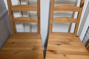 4 ikea wooden chairs