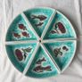 Italian Vintage & Unique Hand Painted Triangular Hors D'oeuvre/Tapas Dishes Image 8