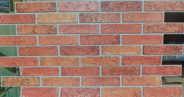 Natural Stone brick Effect 3D PVC Plastic Wall