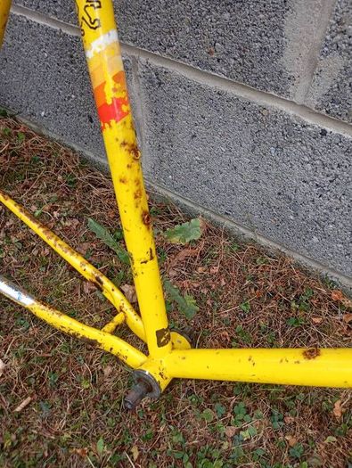 Vintage Peugeot MTB frame set