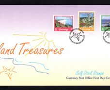 1997 Guernsey Island Treasures Commemorative Stamps First Day Cover (FDC)