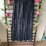 skirt Bnwt navy party wear skirt size medium large lilie rose brand Image 6