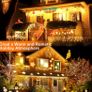 460 LEDs 17.5m/57Ft Icicle Outdoor Christmas Lights,Christmas Outdoor Lights Warm White with 8Modes Fairy Lights Plug in for Home/Window/Party (FREE POSTAGE) Image 3