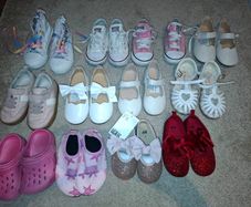 girl's shoes toddler size 6 - 8