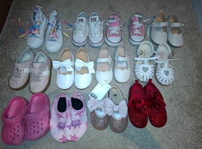 girl's shoes toddler size 6 - 8