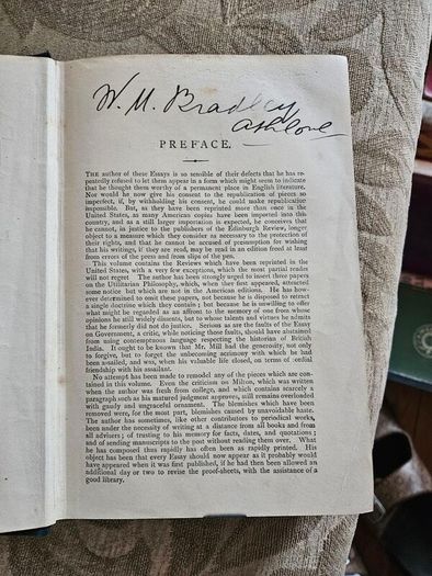 Lord Macaulay's Essays And Lays Of Ancient Rome. 1909 New Impression Hardback In Good Condition.  See Photos For Same.