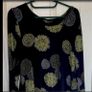 Capri Clothing Black and Chartreuse Floral Long Sleeve Tunic Image 4