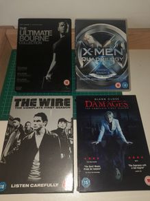 DVD Box Sets  Bourne, X-Men, The Wire, Damages (6e Each) or lot 15e