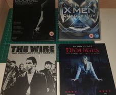 DVD Box Sets  Bourne, X-Men, The Wire, Damages (6e Each) or lot 15e