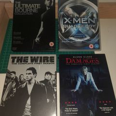 DVD Box Sets  Bourne, X-Men, The Wire, Damages (6e Each) or lot 15e