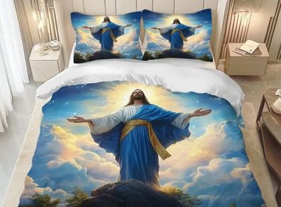 Jesus themed bed set free postage