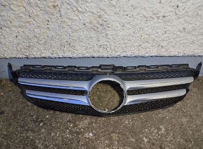 Mercedes C Class W205 Front Bumper Grill Oem Genuine Years 2014-2018