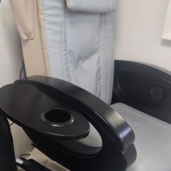 Pedicure chair x 2 therapist seats x 2  chair tables x 2