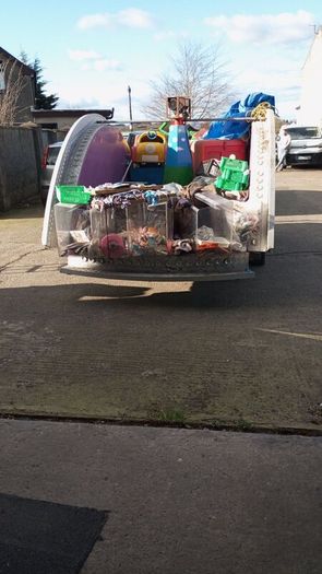 Fairground kids ride & games trailer