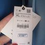 ZARA long blue belted coat XL BNWT Image 7