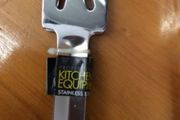 2 New Stainless Steel Food Tongs