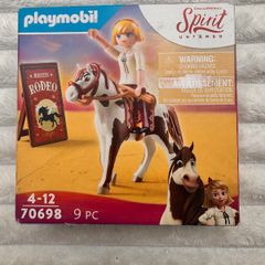 Playmobil Spirit Untamed Rodeo Abigail 70698 Damaged Box Please see photos
