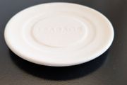 Arthur Wood Ceramic Tea Bag Tidy Dish Cream Embossed Teabag Rest Holder Saucer