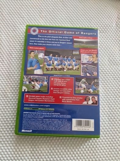 Rangers Club Football Season 2003 2004 Xbox Original games Original