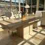 Travertine marble table Image 3