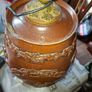Rare 19th Century English Salt-Glazed Stoneware Brandy 2 Gallon Barrel, Postage Available or collection. Image 7