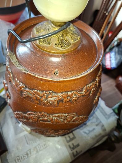 Rare 19th Century English Salt-Glazed Stoneware Brandy 2 Gallon Barrel, Postage Available or collection.