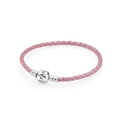 Pandora Style Leather Bracelet European Style Snap Clasp
