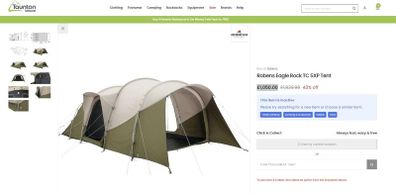 Robens Eagle Rock TC 5XP Tent Pollycotton