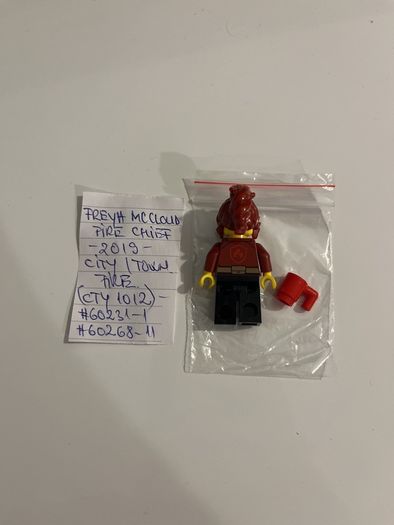 Lego City Freya Mc Cloud Fire Chief