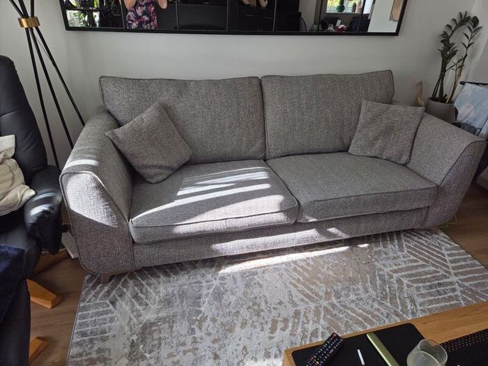 Beautiful grey sofa