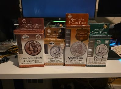 US Coin tubes