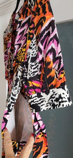 & other stories multi print slits dress Sz 34 (Fit6-8UK) - Bnwt Rrp 99