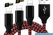 1M/2M/3M USB Lightning Cable For iPhone 7 8 12 13 X 11 Pro Long Charger Charging Fast Lead 1m 2m 3M