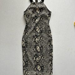 Karen Millen The Atelier UK 10 Animal Print Dress