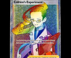 Colress's Experiment 205/196 Trainer Full Art Rainbow Secret Rare SWSH Lost Origin Pokemon Card