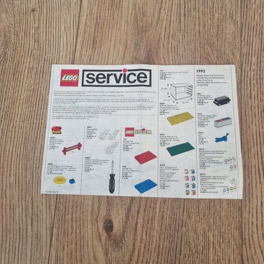 vintage lego manuals