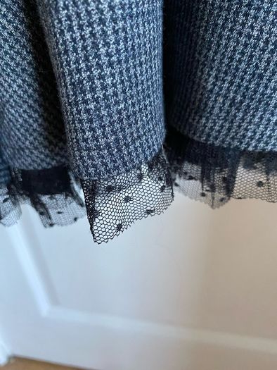 Red Valentino ladies grey houndstooth dress size M