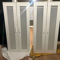 2 x Ikea wardrobes & 1 chest of drawers