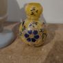 Antique collection of graduated handpainted opaline vases Image 2