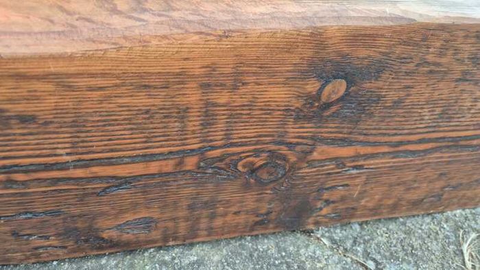 Solid Wood Rustic Fireplace Mantel Beam