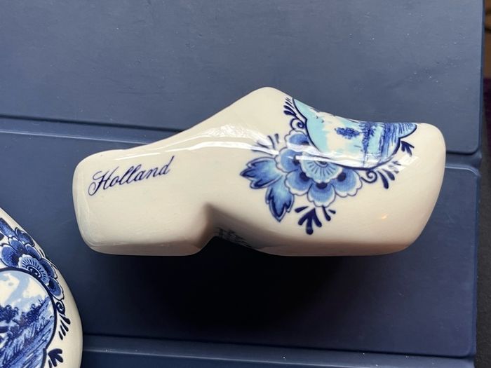 Vintage Delft Blue Ashtrays